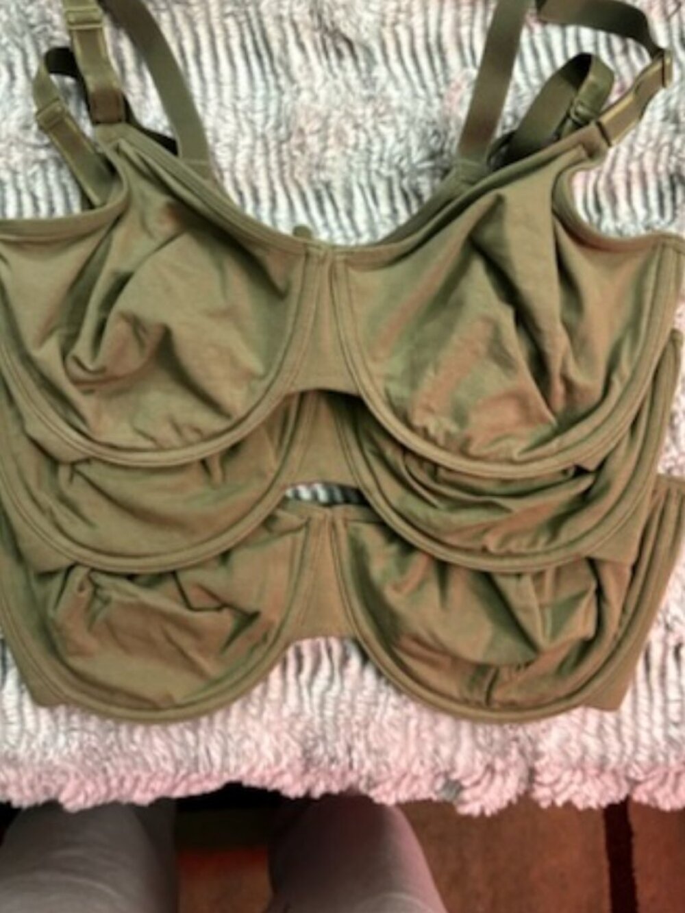 (3) Fruit of the Loom Bras